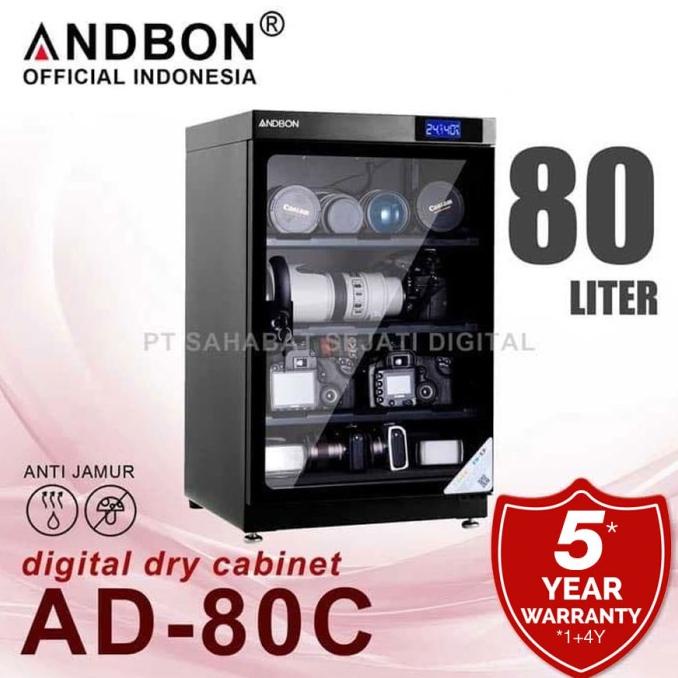 Jual Dry Box Dry ANDBON AD80C Digital Drybox 80