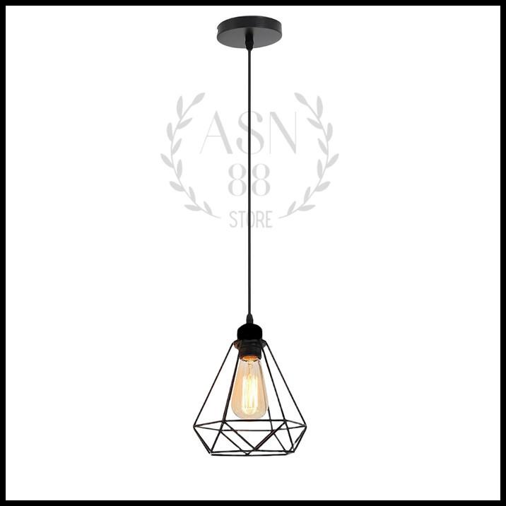 Jual Lampu Gantung Hias Dekorasi Diamond Minimalis Vintage Modern