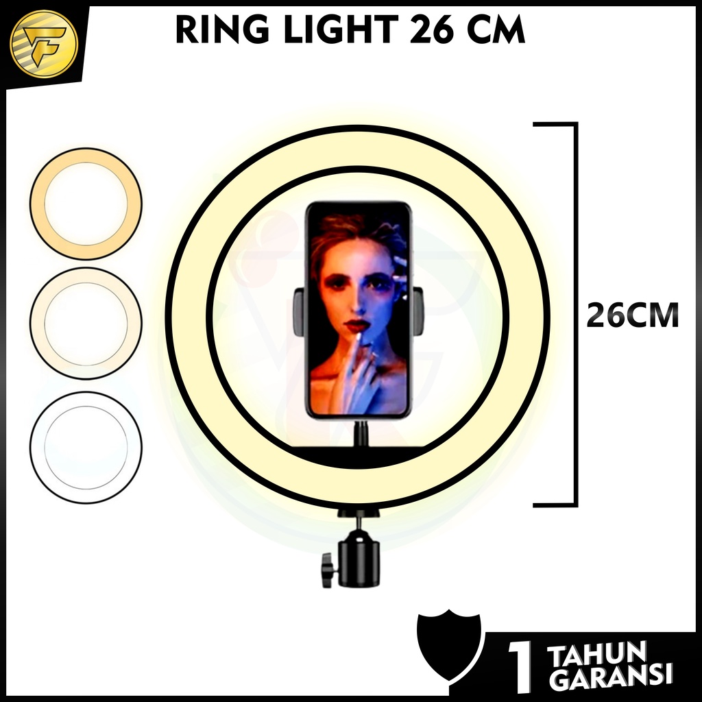 Jual Ring Light Cm Lampu Led Ringlight Make Up Vlog Live Streaming