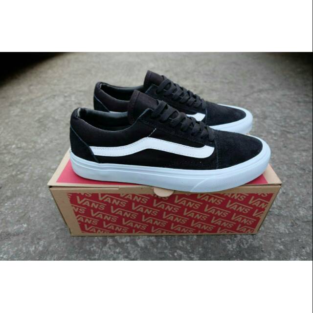 Vans old skool clearance mono black skate shoes