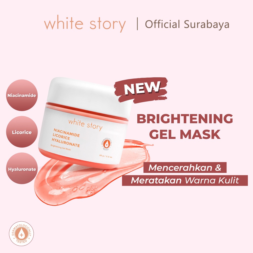 Jual White Story Brightening Gel Mask Shopee Indonesia