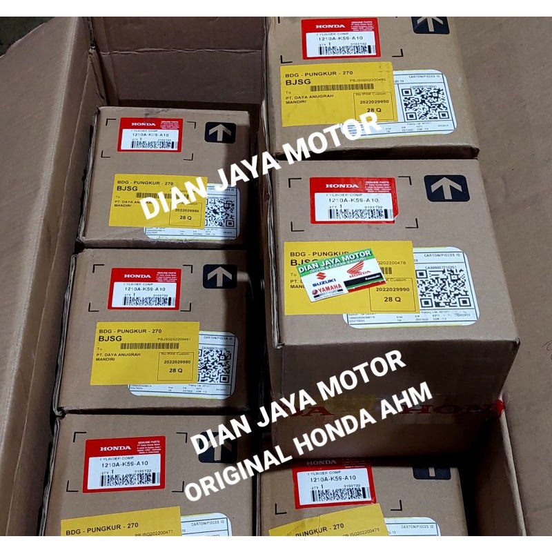 Jual (AHM) Paket Blok Seher Boring 1210A-KZR-600 131A1-KWN-902 ORI AHM ...