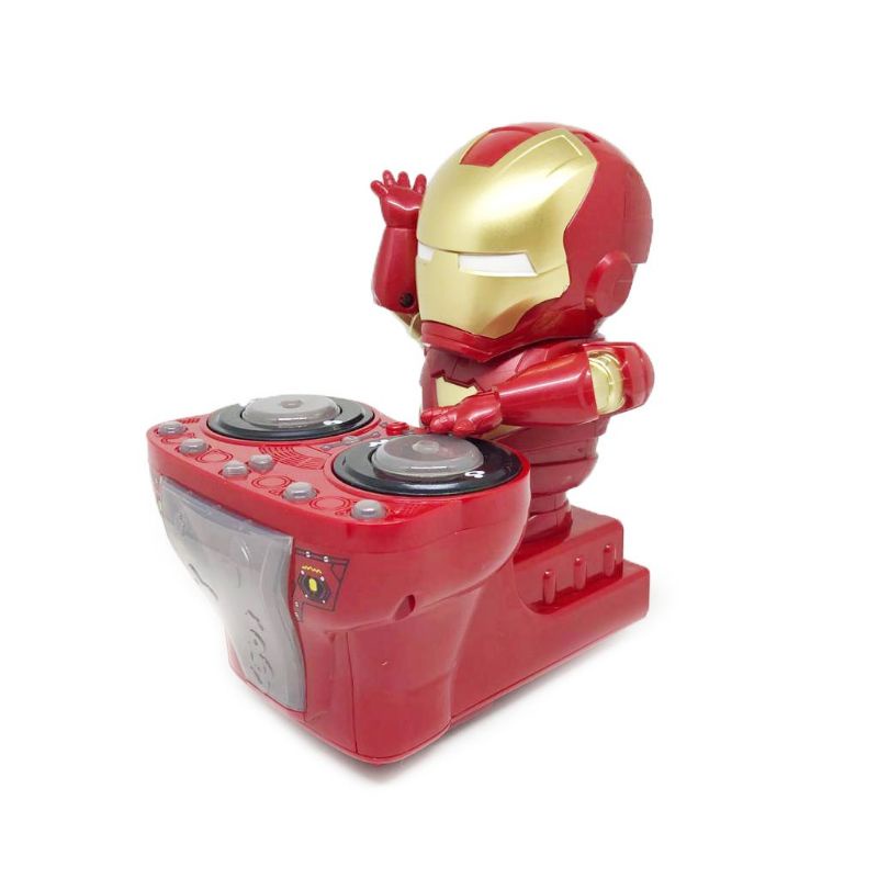 Jual Ironman Dj dance robot dancing berjalan suara dan lampu 333