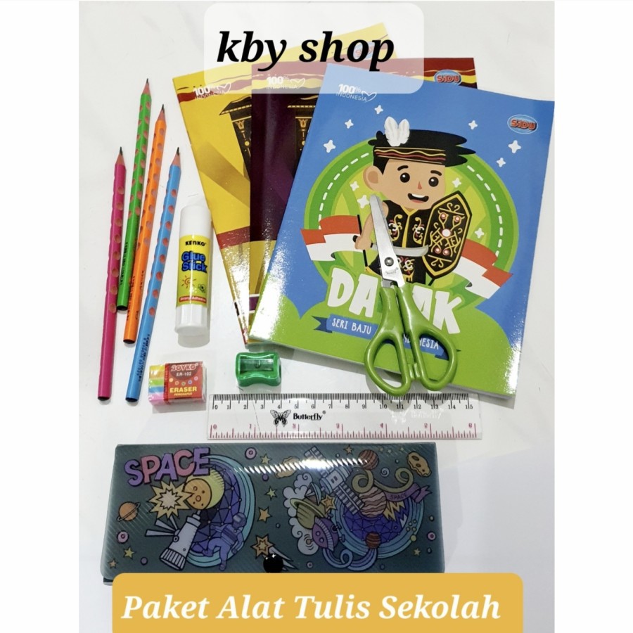 Jual PAKET ALAT TULIS SEKOLAH ANAK LENGKAP TK SD Shopee Indonesia