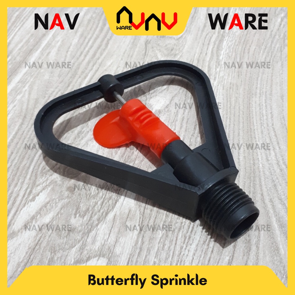 Jual Butterfly Sprinkle / Sprinkler Taman Model Kupu Kupu Merah ...