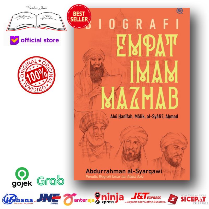 Jual Buku Biografi Empat Imam Mazhab 4 Madzhab Mashab Abu Hanifah Imam ...