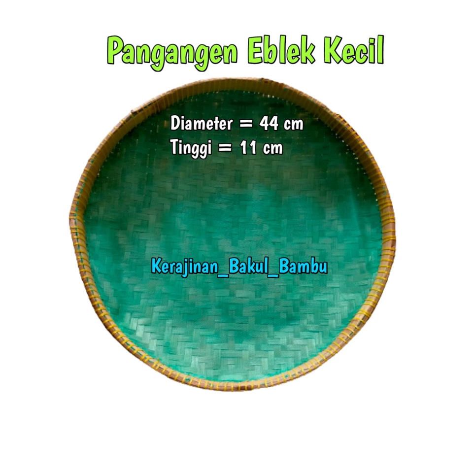 Jual Pangangen Eblek Kecil Tampah nasi tempat mengipas nasi Pangangen ...