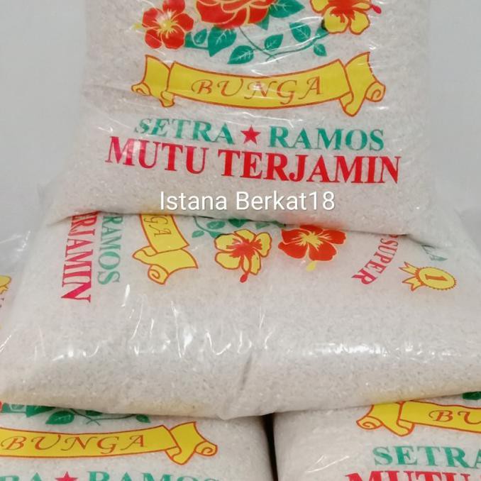 Jual Beras Setra Ramos 5 Kg Pulen Shopee Indonesia