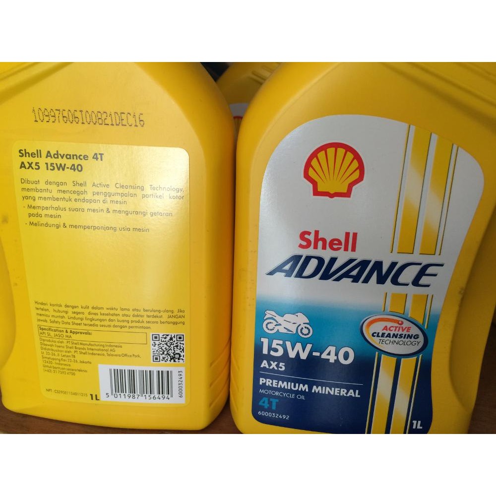 Jual Shell Advance AX5 1L | Shopee Indonesia