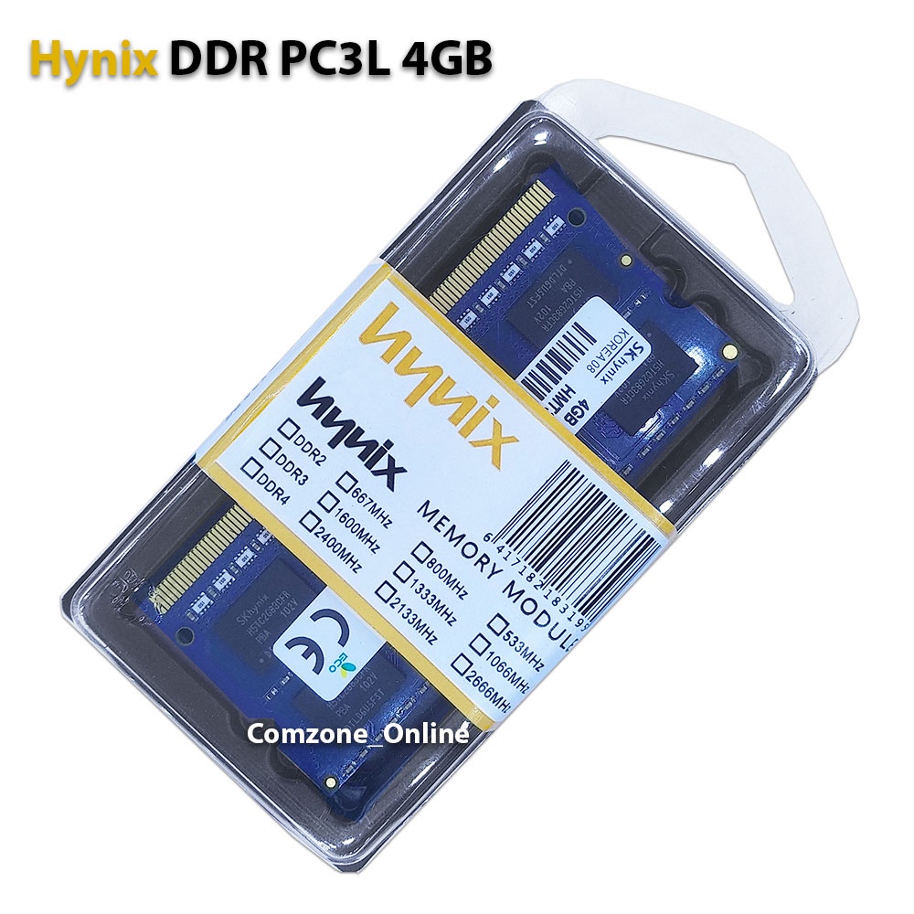 Jual Memory Memori Ram Laptop 4GB DDR3 PC3L 12800S Mem34gb