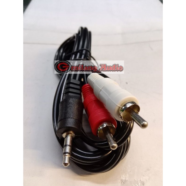 Jual Kabel jek Audio Rca 2 - 1 1,5meter | Shopee Indonesia