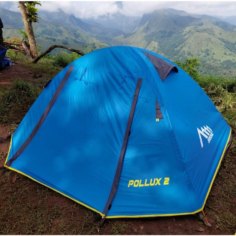 Jual Tenda Camping Bassic Pollux 2 Double Layer Murah Tenda Premium Frame Aloy Alumunium Include 9912