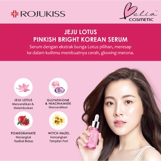 Jual BELIA ROJUKISS Face Serum Full Size 30ml Botol Kaca | Jeju Lotus ...