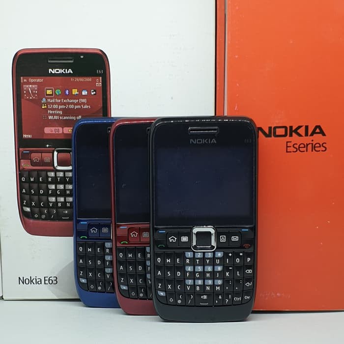 Jual HP/Handphone Nokia Jadul langka Nokia E63 Qwerty New Repurbish