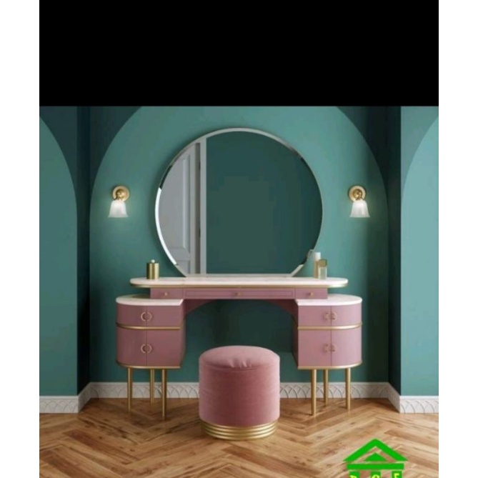Jual Meja rias custome meja rias mewah mebel jepara | Shopee Indonesia