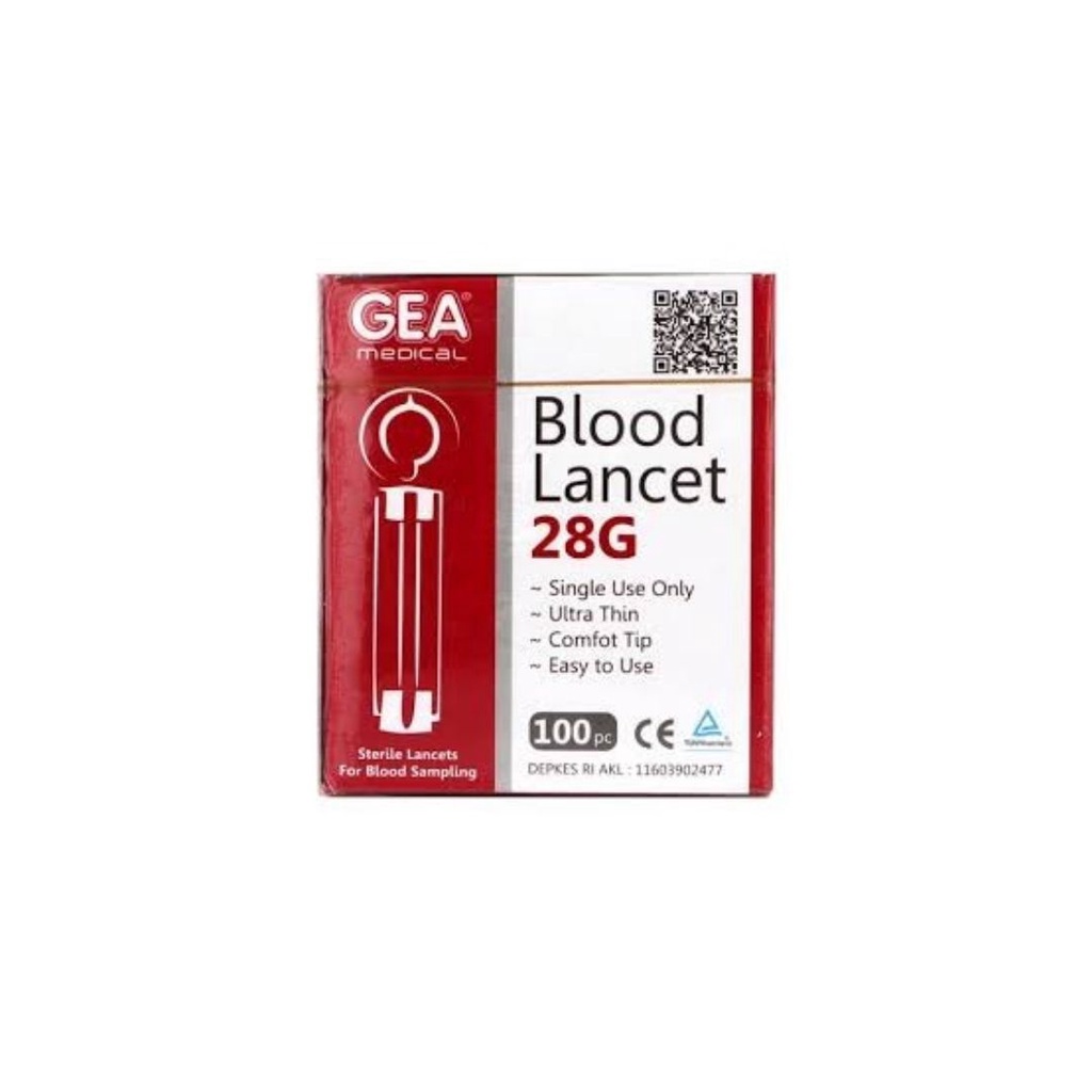 Jual Blood Lancet GEA 28G isi 200pcs / Blood Lancets Shopee Indonesia