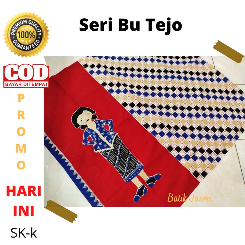 Jual Kain Batik Katun Solo Motif Bu Tejo Seri Shopee Indonesia