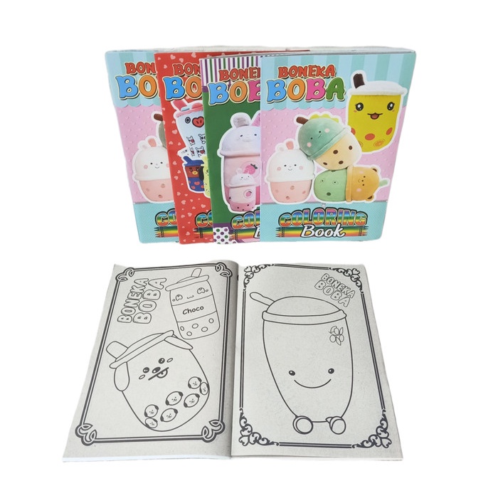 Jual BUKU Mewarnai COloring BOOK BOBA Edukasi | Shopee Indonesia
