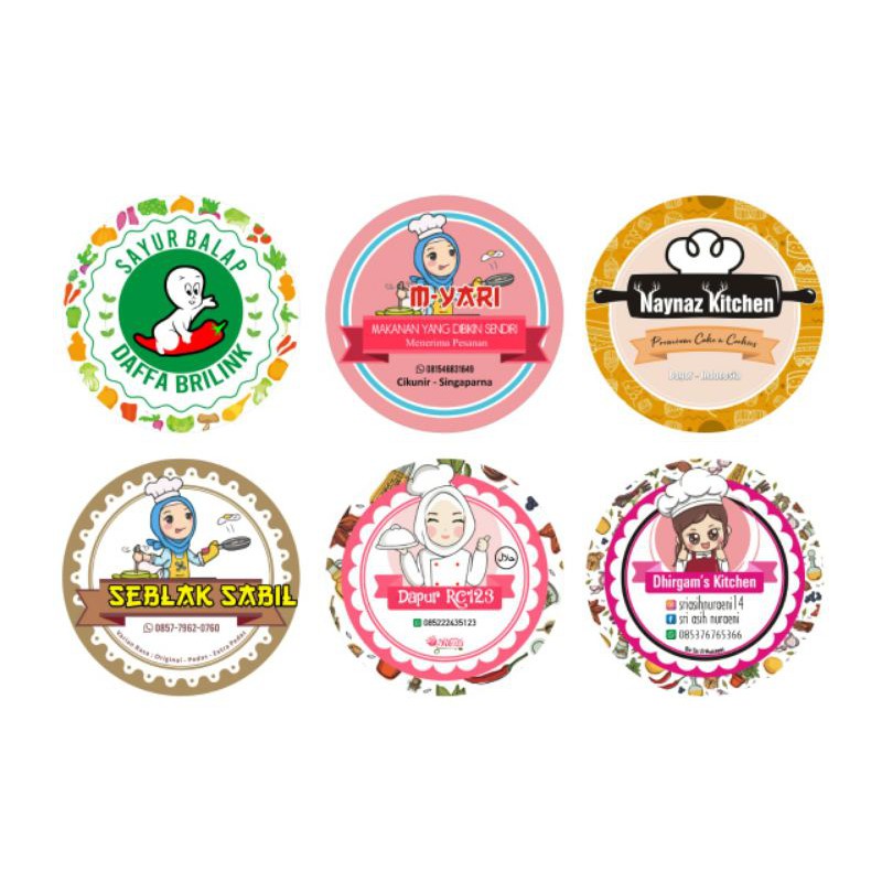 Jual Stiker Label Produk Plus Cutting | Shopee Indonesia