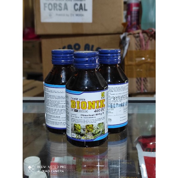 Jual Insektisida BIONIK 400EC 100ml / 500ml Botol kaca racun lalat sapi ...