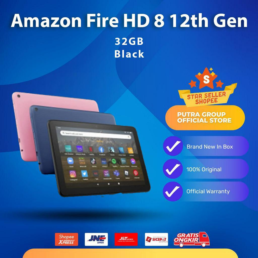 Jual Amazon Fire HD 8 12th Generation 32GB Wireless Charging Tablet