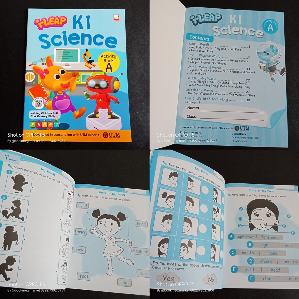 Jual BUKU I-LEAP SCIENCE (NURSERY/K1/K2) (COURSEBOOK & ACTIVITY BOOK ...