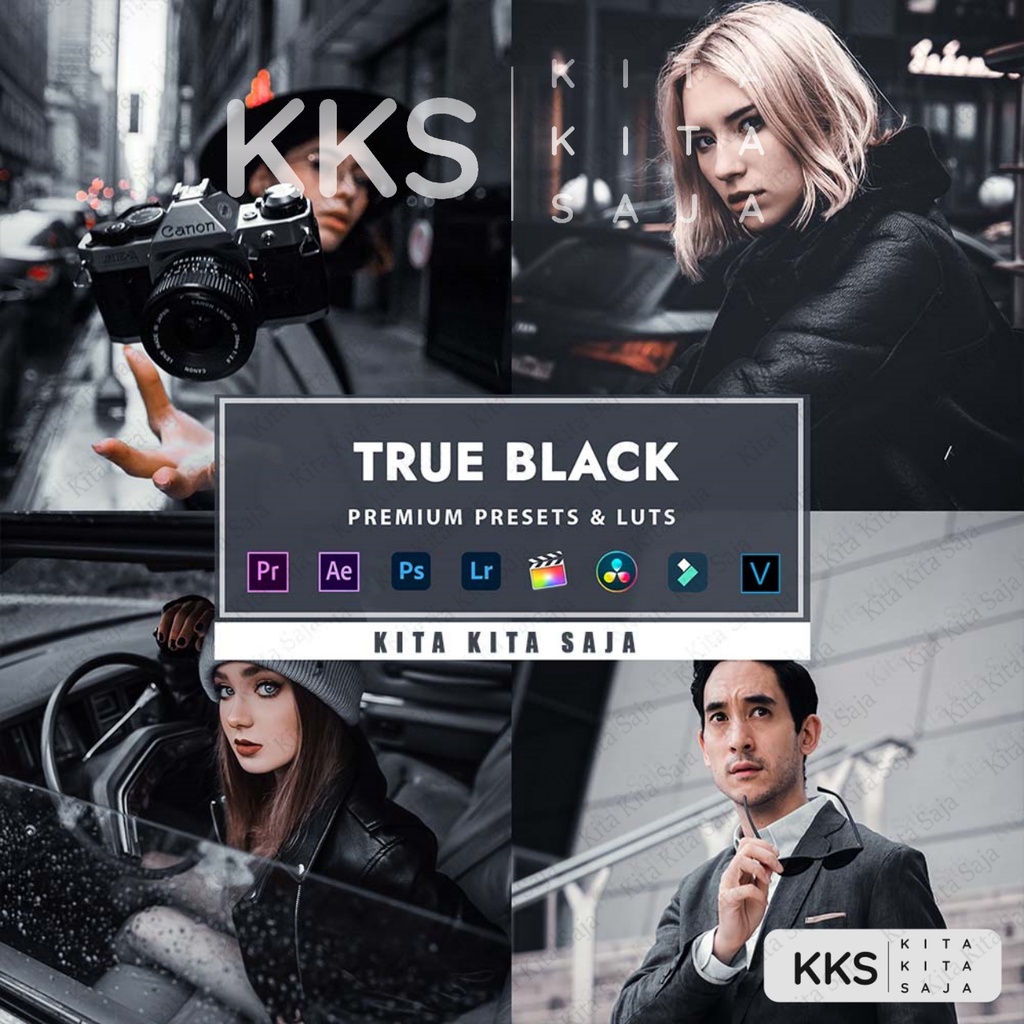 Jual True Black Premium Preset Lightroom Foto Dan Video Lut Luts Vn Android Ios Pc Premiere