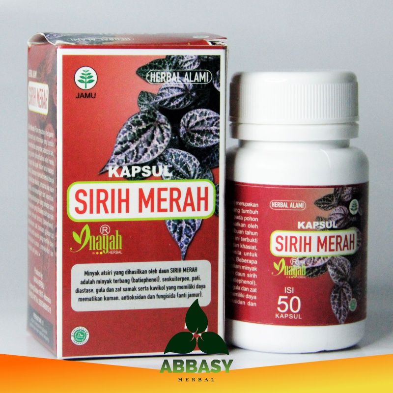 Jual Kapsul Sirih Merah Daun Sirih Merah Inayah Isi 50kapsul Shopee Indonesia 4388