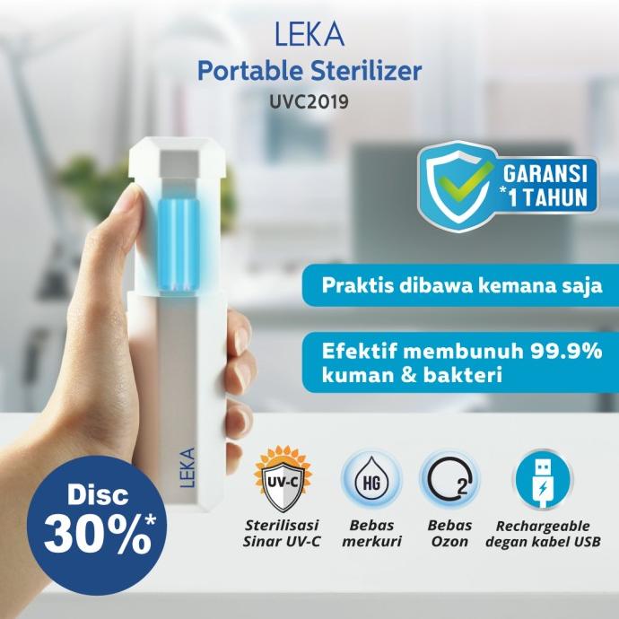 Jual READY LEKA UV Sterilizer (UV-C Portable Sterilizer) | Shopee Indonesia