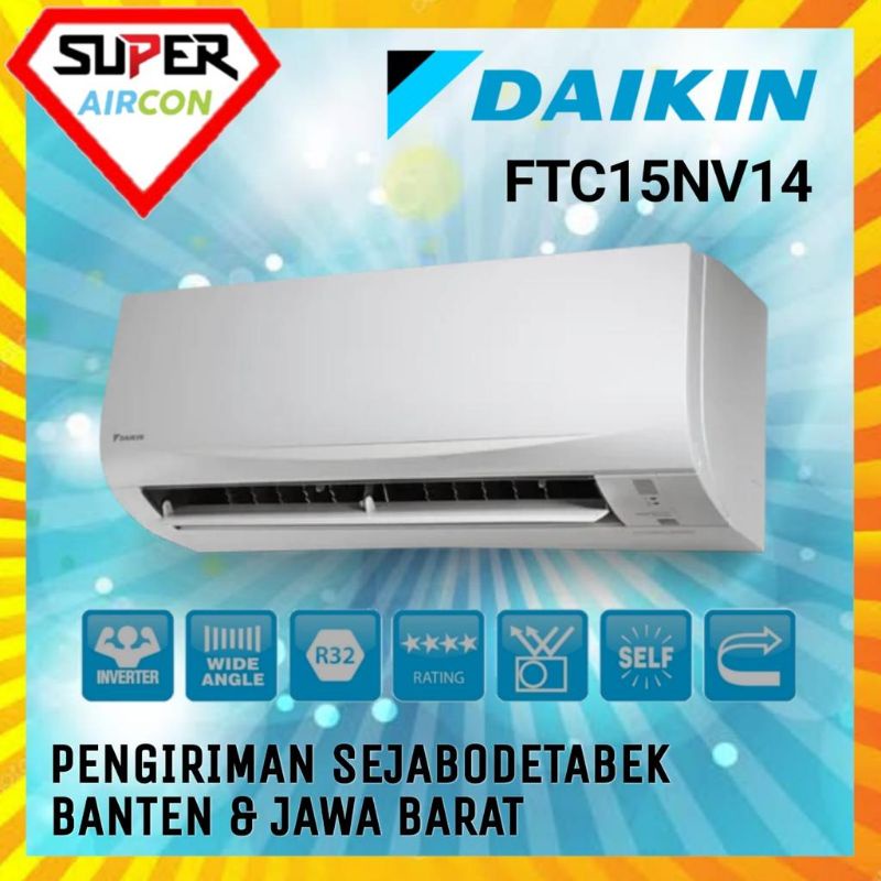 Jual AC DAIKIN 1/2 PK FTC 15 THAILAND HARGA UNIT ONLY | Shopee Indonesia