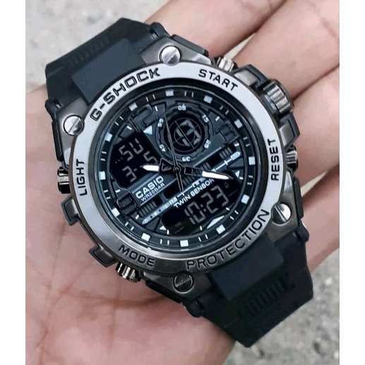 Jam Tangan Luxury Gst 8600 Kualitas Keren Harga Murah Bonus Tas Selempang dan Baterai