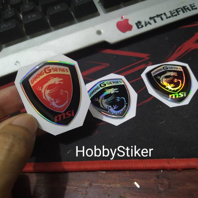 Jual Stiker emblem timbul MSI gaming G series untuk laptop | Shopee ...