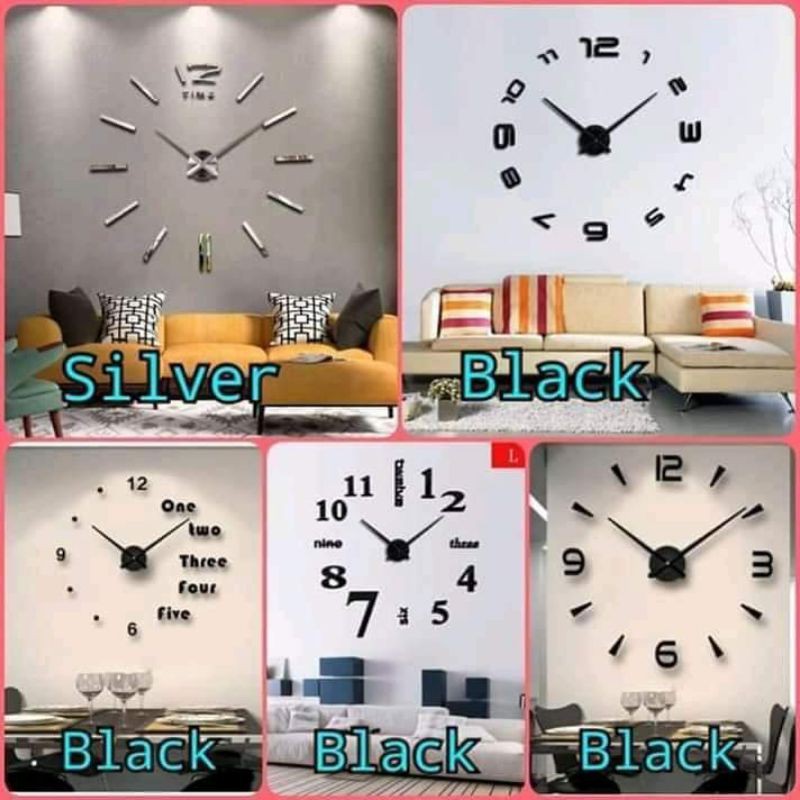 Jual JAM JUMBO BESAR DIY 3D SHENAR | Shopee Indonesia