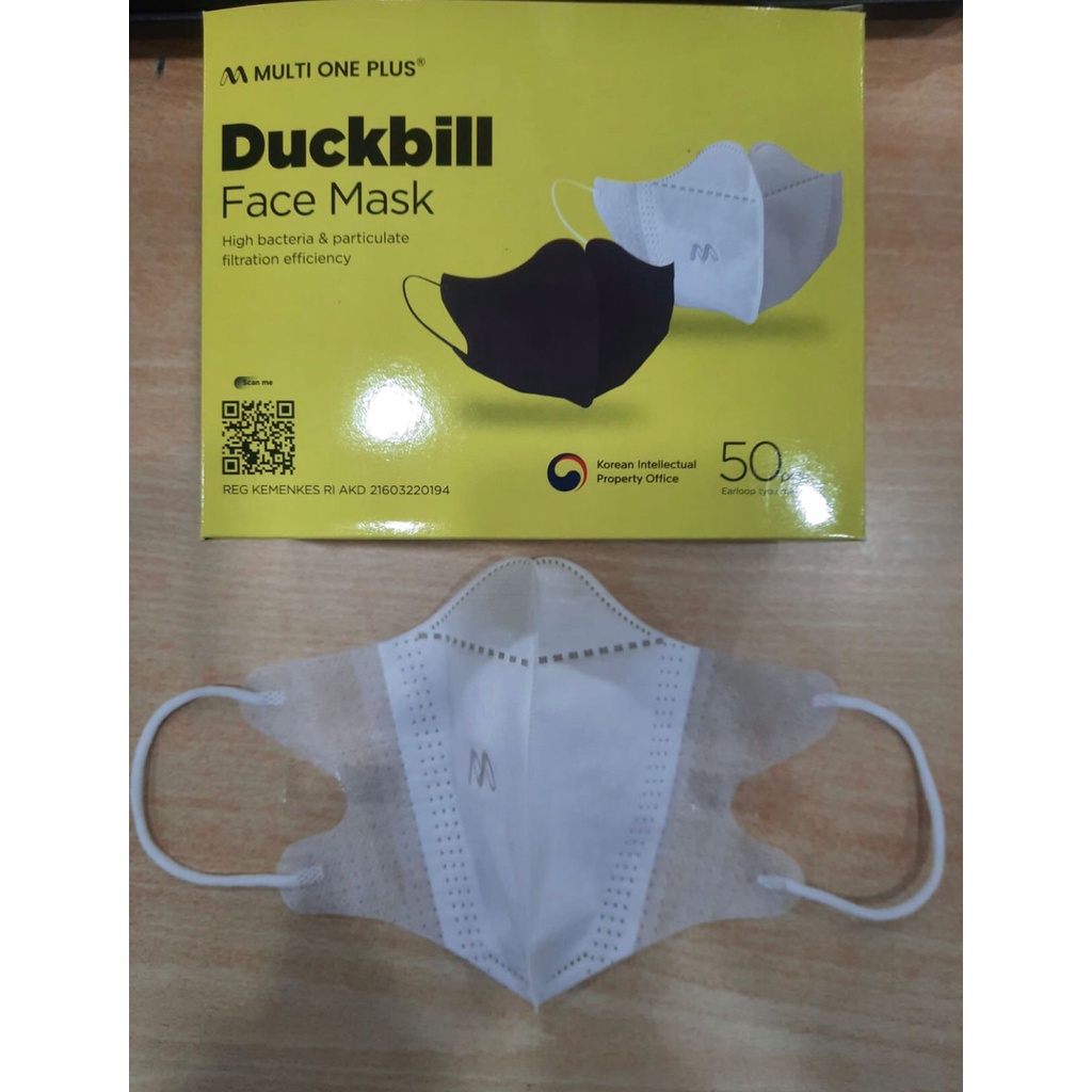 Jual Masker Duckbill Multi One Plus isi 50 Pcs / Masker Duckbill ...