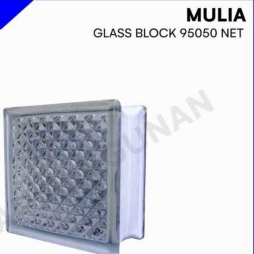 Jual MULIA GLASS BLOCK NET 95050 (190x190x95mm) | Shopee Indonesia