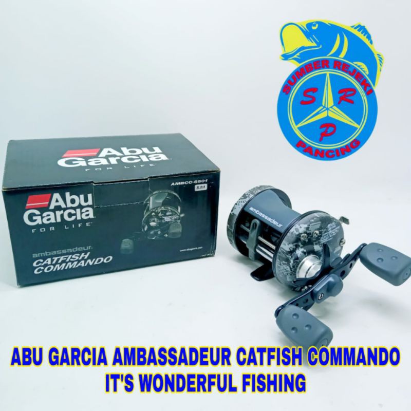 希少☆Abu キャットフィッシュコマンドーCC-6501 Jual Reel OH abu garcia catfish commando cc-6501 original | Shopee