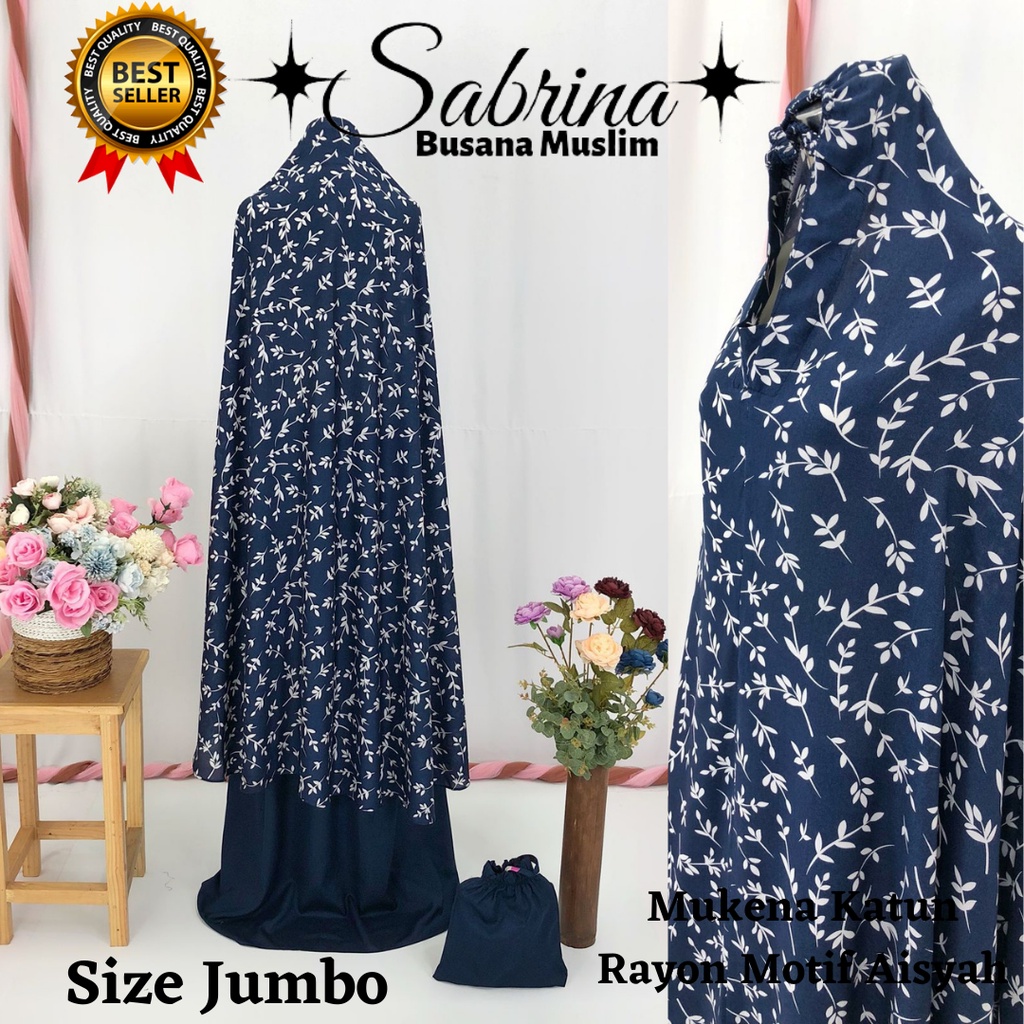 Jual Mukena Dewasa Terlaris Katun Rayon Premium Jumbo Mukenah Bali