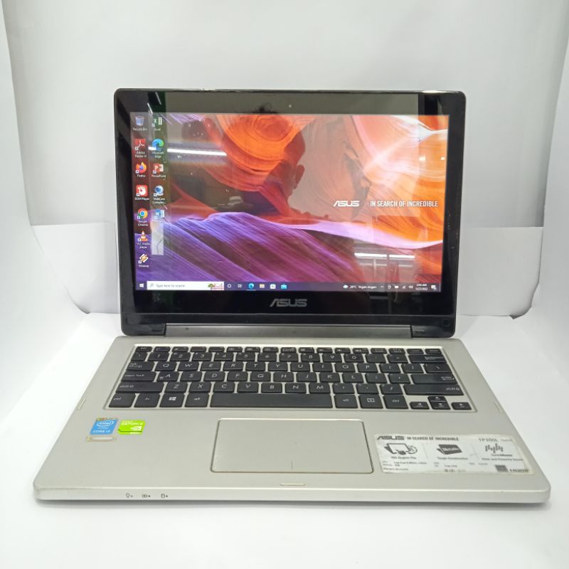 Jual laptop 2nd ASUS TP300L X360 Touchscreen Intel Core i3-4030U ram ...