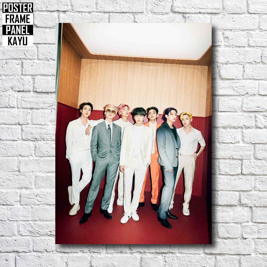 Jual Poster BTS BUTTER Frame Kayu Solid A4 BTS565 | Shopee Indonesia