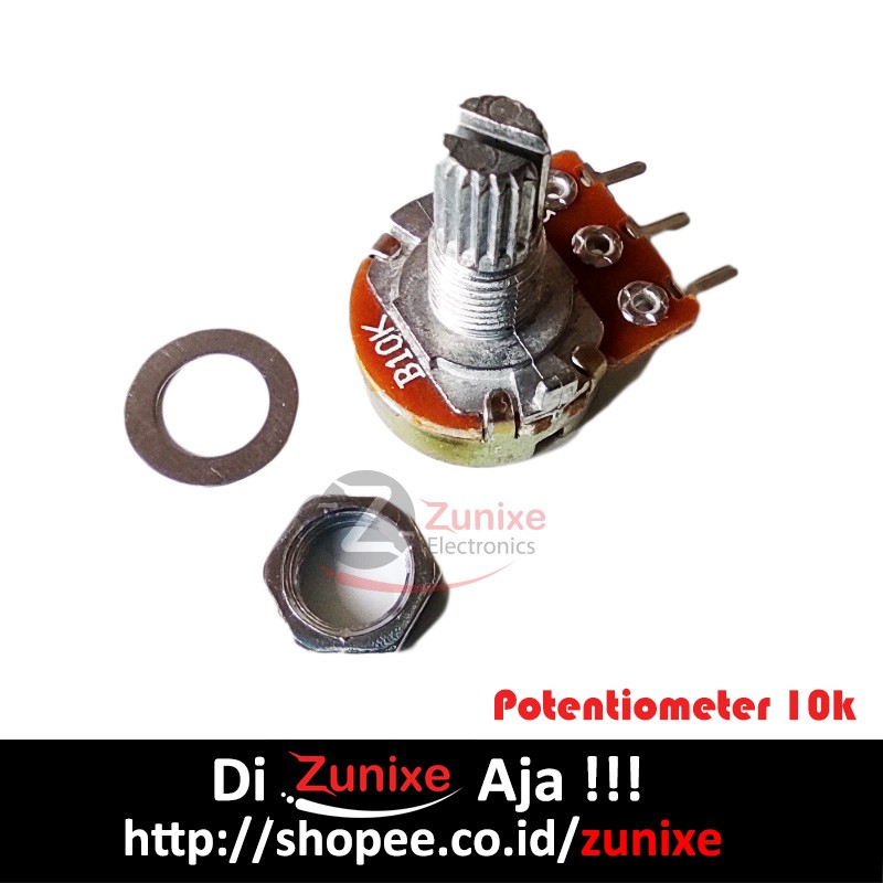 Jual High Quality WH148 B10K Linear 10K Potentiometer 15mm ...