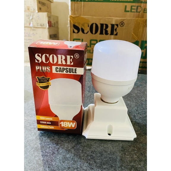 Jual Lampu SCORE LED 18W kapsul / Lampu Rumah Led | Shopee Indonesia