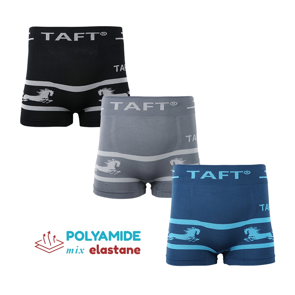 Jual Taft - 3pcs Celana Dalam Pria Boxer Pendek Rajut CD Cowok Karet ...