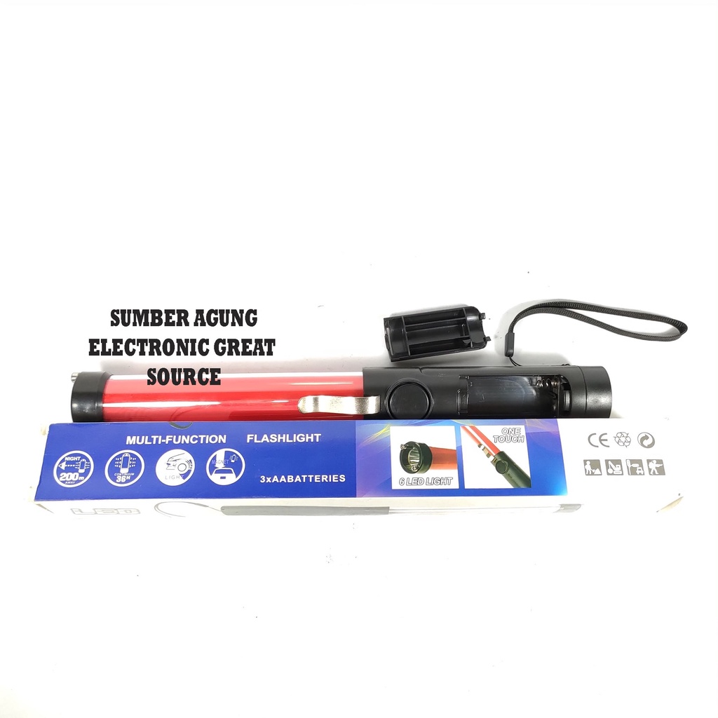 Jual MX7810 Lampu Warning Merah Senter LED Terang Cahaya Putih Tembus ...