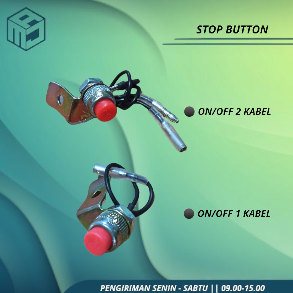 Jual Switch on off tombol saklar Stop Button mesin potong rumput tipe ...