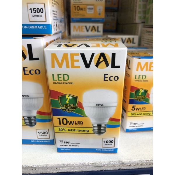 Jual Lampu Led Capsule Meval Eco 5W / 10 W / 15 W / 20W Warna Cahaya ...