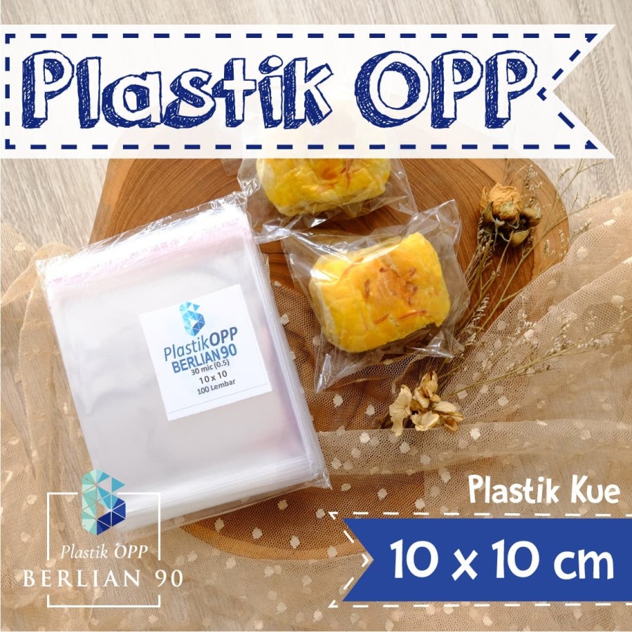 Jual Plastik Opp 10x10 Cm Plastik Seal Plastik Opp Lem Plastik Kemasan Tebal 30 Micron Shopee 0566