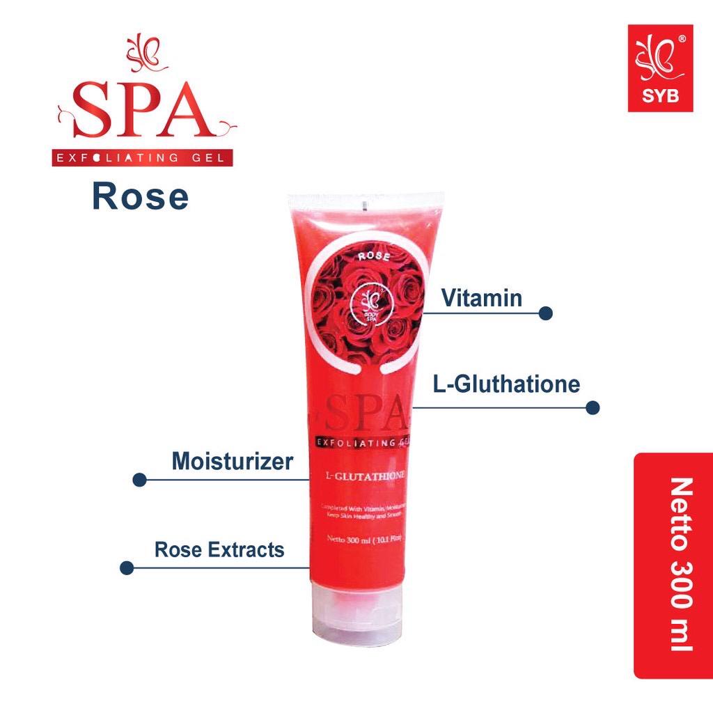 cara pakai body spa l-glutathione Hanasui Exfoliating Gel Jual SYB Spa Exfoliating Gel