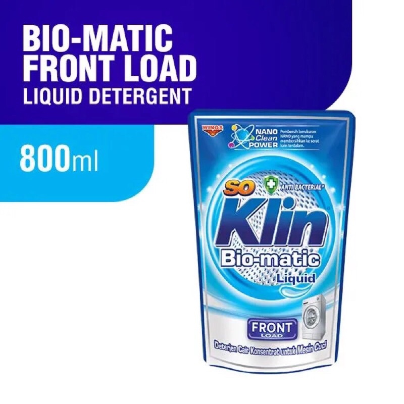 Jual So Klin Detergent Liquid Bio Matic Front Load Ml Softener Bio