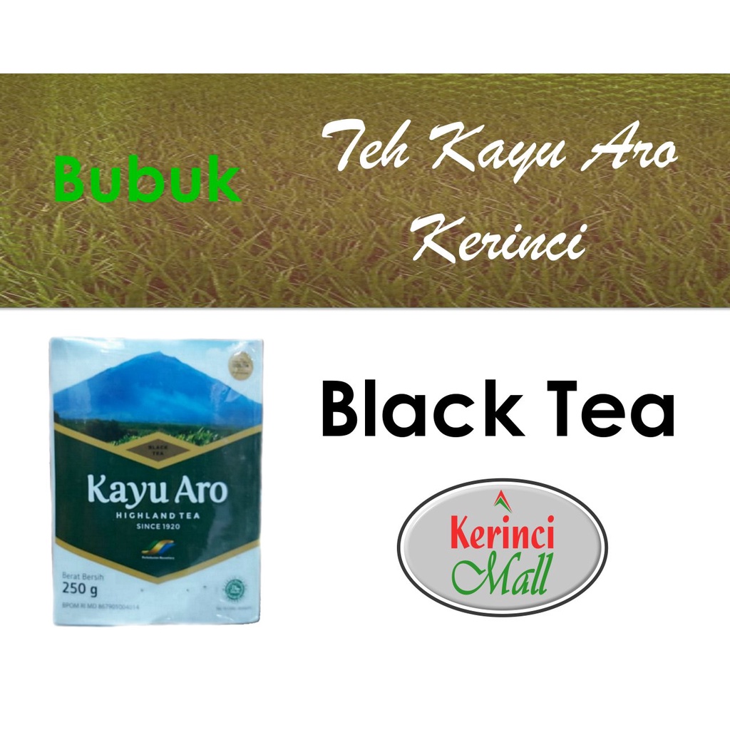 Jual Teh Kayu Aro Original 250 Gram Teh Kerinci Jambi Sumatera