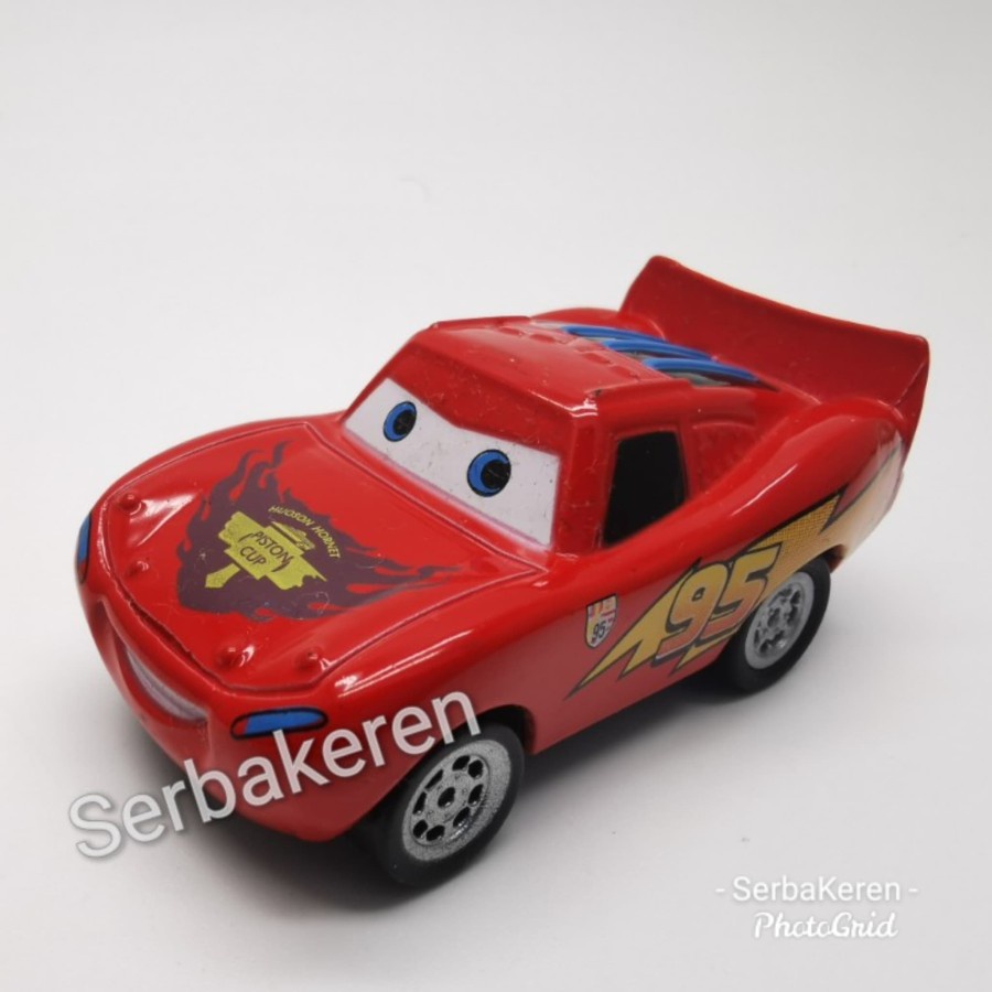 Jual Diecast Disney pixar Cars Lightning McQueen mobil pullback import